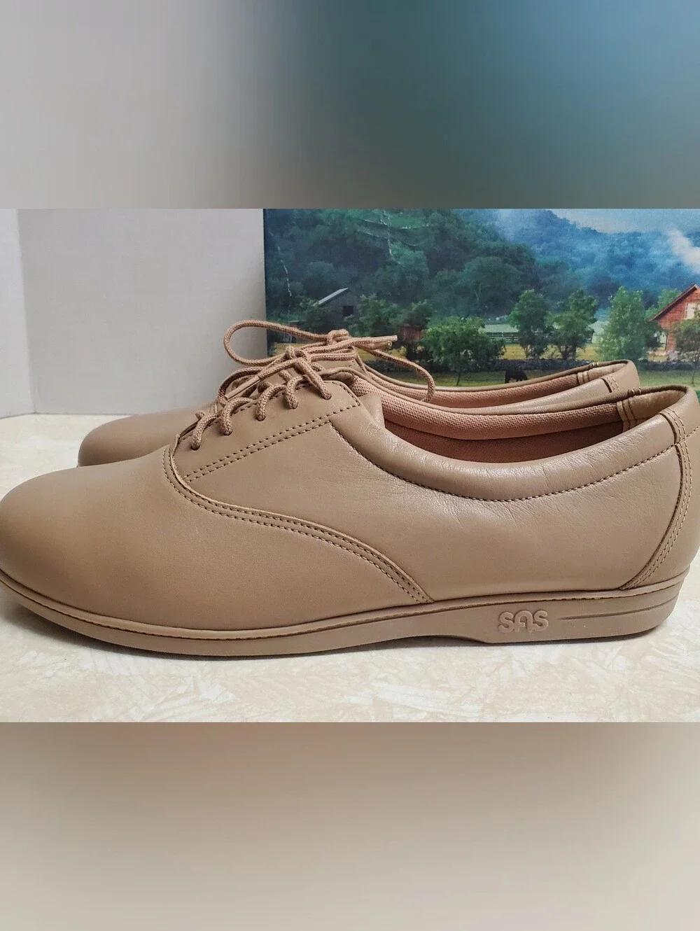 SAS Women’s Mocha Leather Walking Shoe